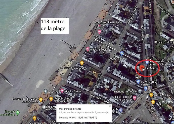 100m Plage- 4 Chambres-quartier Classe *bleu-mers* Holiday home Mers-les-Bains